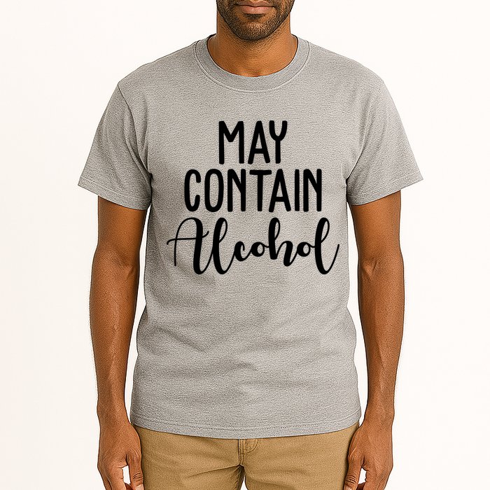 May Contain Alcohol Funny Tall T-Shirt