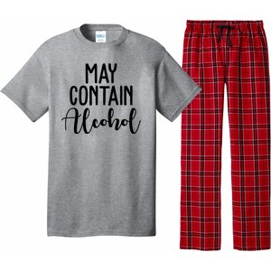 May Contain Alcohol Funny Pajama Set