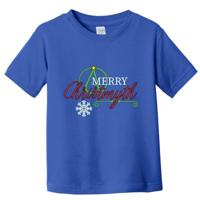 Merry Christmyth Atheist Christmas Gift (Color) Toddler T-Shirt