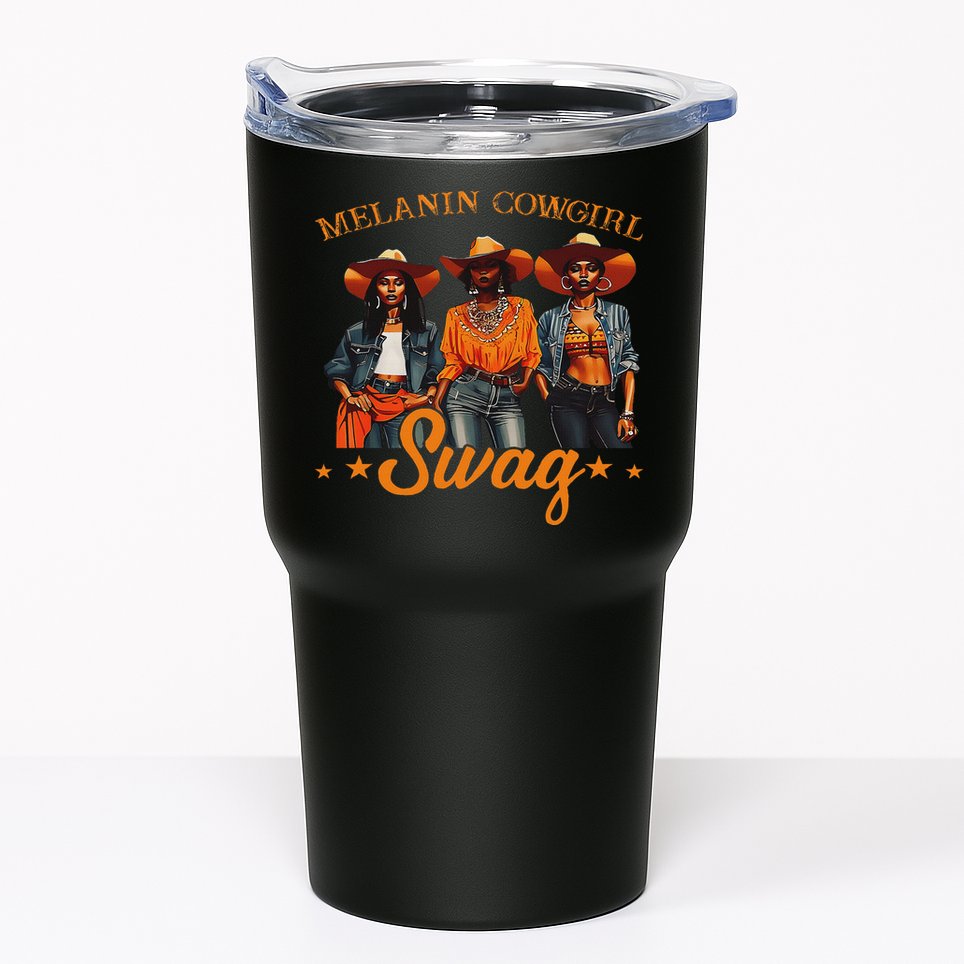 Melanins Cowgirls African Melanins Cowgirl Black History Tumbler