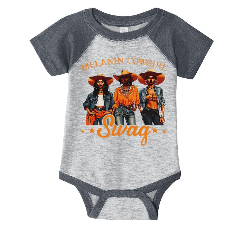 Melanins Cowgirls African Melanins Cowgirl Black History Infant Baby Jersey Bodysuit