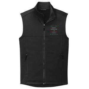 Merry Christmas Animal Filthy Ya Collective Smooth Fleece Vest