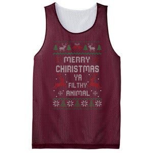 Merry Christmas Animal Filthy Ya Mesh Reversible Basketball Jersey Tank