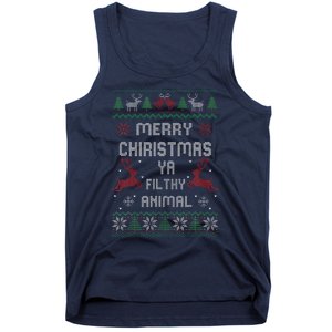 Merry Christmas Animal Filthy Ya Tank Top