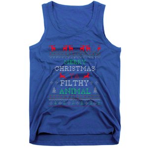 Merry Christmas Animal Filthy Ya Xmas Pajama Family Matching  Tank Top