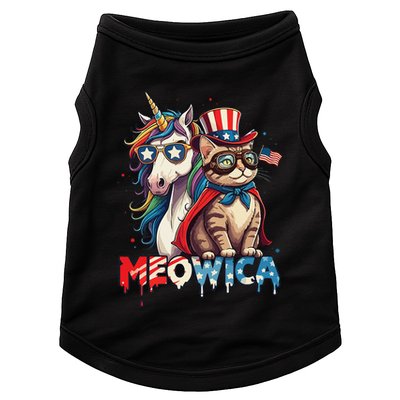 Meowica Cat And Unicorn Doggie Tank