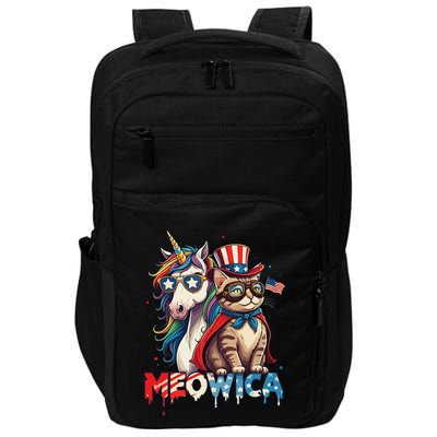 Meowica Cat And Unicorn Impact Tech Backpack