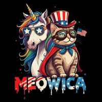 Meowica Cat And Unicorn Impact Tech Backpack