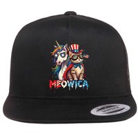 Meowica Cat And Unicorn Flatbill Hat