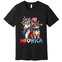 Meowica Cat And Unicorn Premium T-Shirt