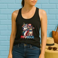 Meowica Cat And Unicorn Womens Tank Top