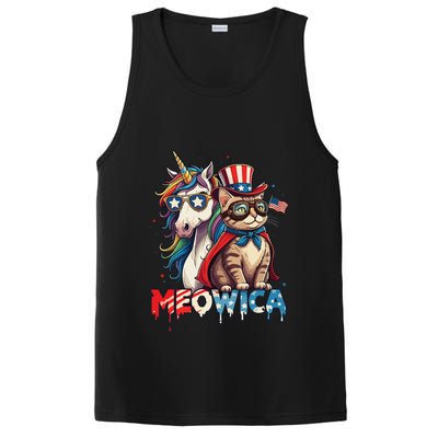 Meowica Cat And Unicorn PosiCharge Competitor Tank