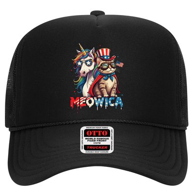 Meowica Cat And Unicorn Trucker Hat