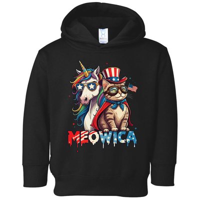 Meowica Cat And Unicorn Toddler Hoodie