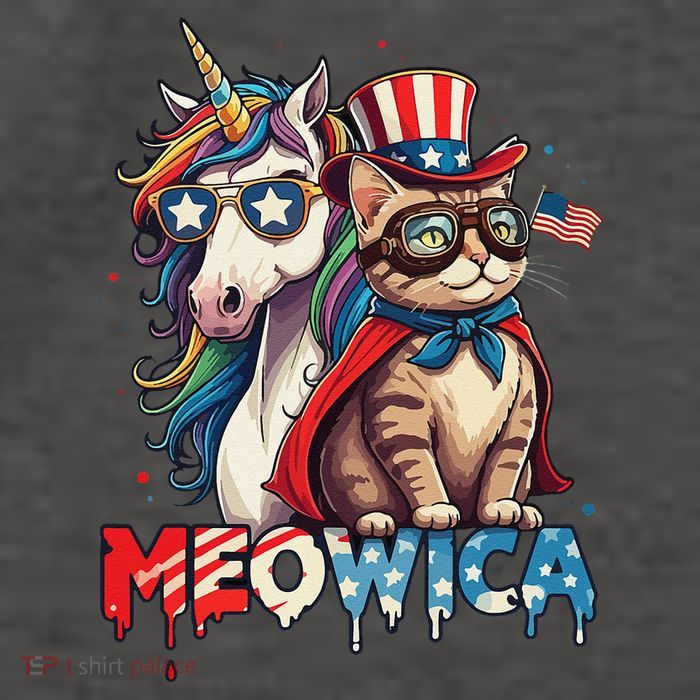 Meowica Cat And Unicorn Vector Backpack