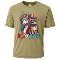 Meowica Cat And Unicorn Performance Shirt