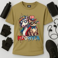 Meowica Cat And Unicorn Performance Shirt