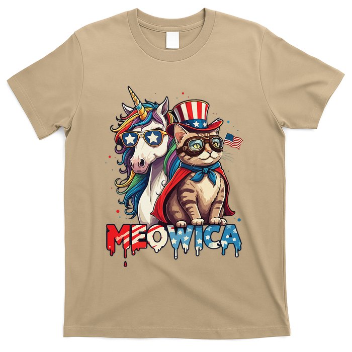 Meowica Cat And Unicorn T-Shirt