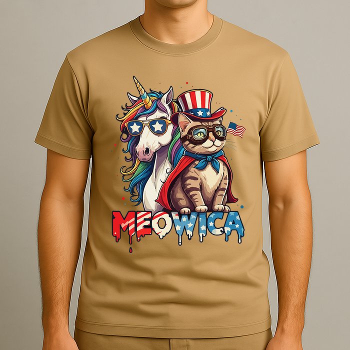 Meowica Cat And Unicorn T-Shirt