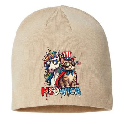 Meowica Cat And Unicorn Sustainable Beanie