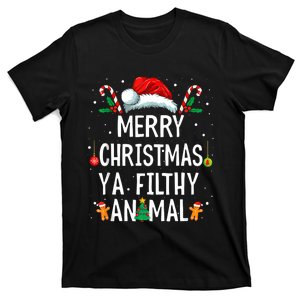 Merry Christmas Animal Filthy Ya Xmas Family Pajama Matching T-Shirt