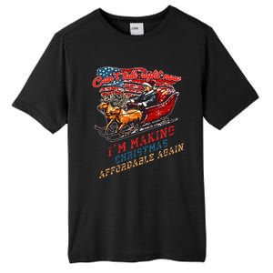 Making Christmas Affordable Again Retro Election Result 2024 Tall Fusion ChromaSoft Performance T-Shirt