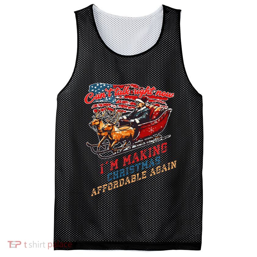 Making Christmas Affordable Again Retro Election Result 2024 Mesh Reversible Basketball Jersey Tank