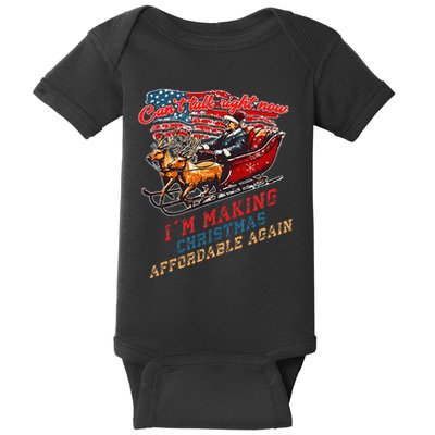 Making Christmas Affordable Again Retro Election Result 2024 Baby Bodysuit