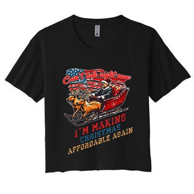 Making Christmas Affordable Again Retro Election Result 2024 Crop Top