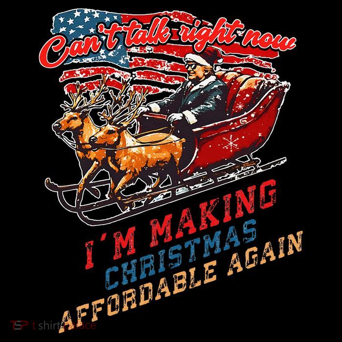 Making Christmas Affordable Again Retro Election Result 2024 Zip Tote Bag