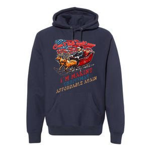 Making Christmas Affordable Again Retro Election Result 2024 Premium Hoodie