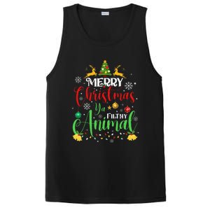 Merry Christmas Animal Filthy Ya Xmas Family Pajama PosiCharge Competitor Tank