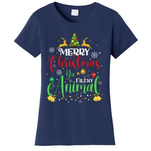 Merry Christmas Animal Filthy Ya Xmas Family Pajama Women's T-Shirt