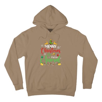 Merry Christmas Animal Filthy Ya Xmas Family Pajama Hoodie