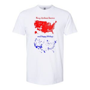 Merry Christmas America And Happy Holidays New President Softstyle CVC T-Shirt