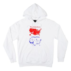 Merry Christmas America And Happy Holidays New President Hoodie