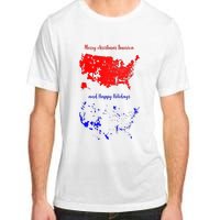 Merry Christmas America And Happy Holidays New President Adult ChromaSoft Performance T-Shirt