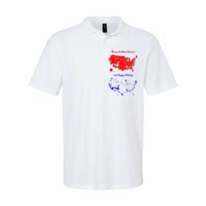 Merry Christmas America And Happy Holidays New President Softstyle Adult Sport Polo