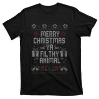 Merry Christmas Animal Filthy Ya Xmas Pajama T-Shirt