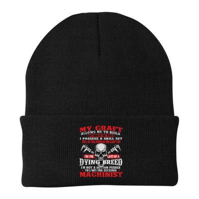 My Craft Allows Me To Build Cnc Machine Operator Machinist Knit Cap Winter Beanie