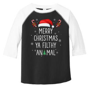 Merry Christmas Animal Filthy Ya Xmas Family Pajama Toddler Fine Jersey T-Shirt