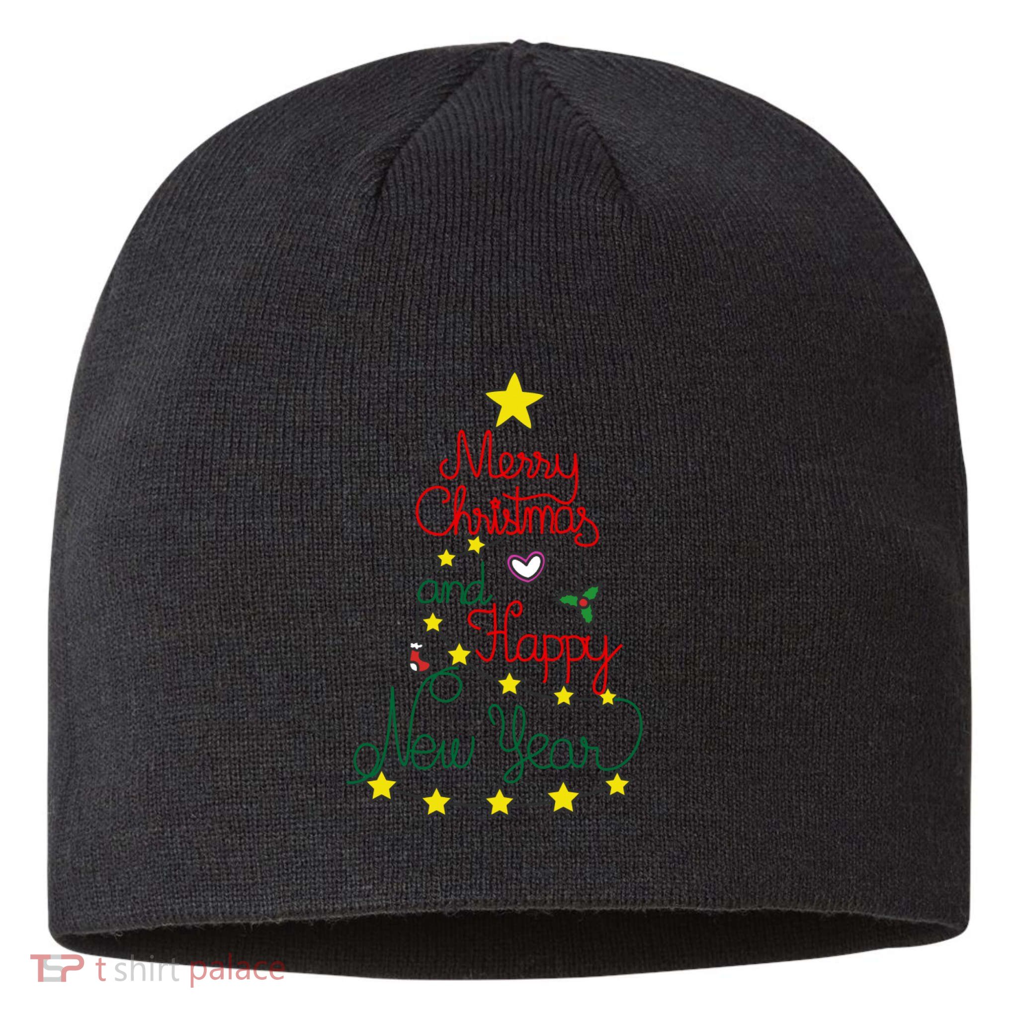 Merry Christmas And Happy New Year Sustainable Beanie