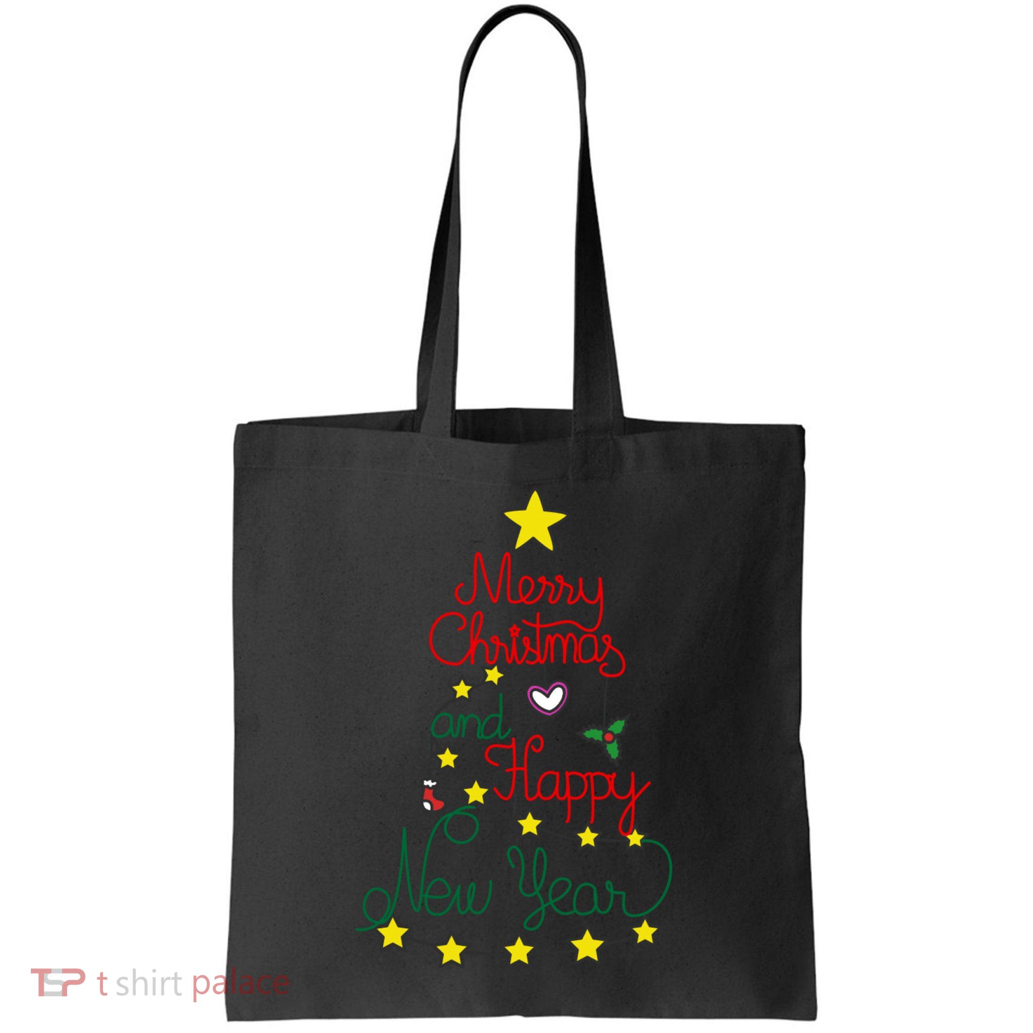 Merry Christmas And Happy New Year Bag