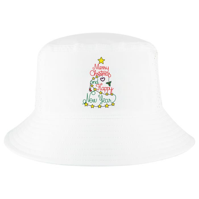 Merry Christmas And Happy New Year Cool Comfort Performance Bucket Hat