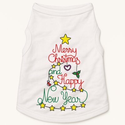 Merry Christmas And Happy New Year Doggie Tank