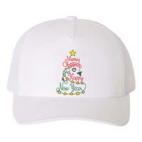 Merry Christmas And Happy New Year Yupoong Adult 5-Panel Trucker Hat