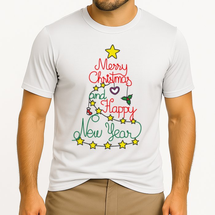 Merry Christmas And Happy New Year Performance Shirt