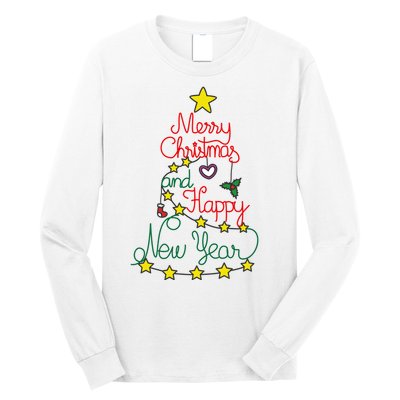 Merry Christmas And Happy New Year Long Sleeve Shirt
