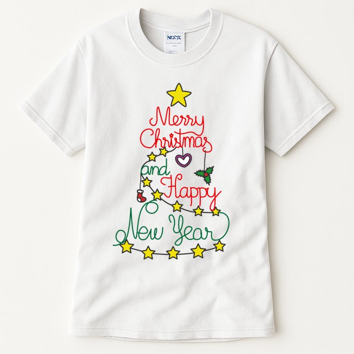 Merry Christmas And Happy New Year Tall T-Shirt