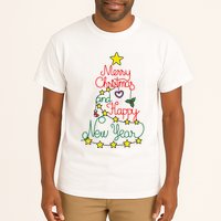 Merry Christmas And Happy New Year Tall T-Shirt